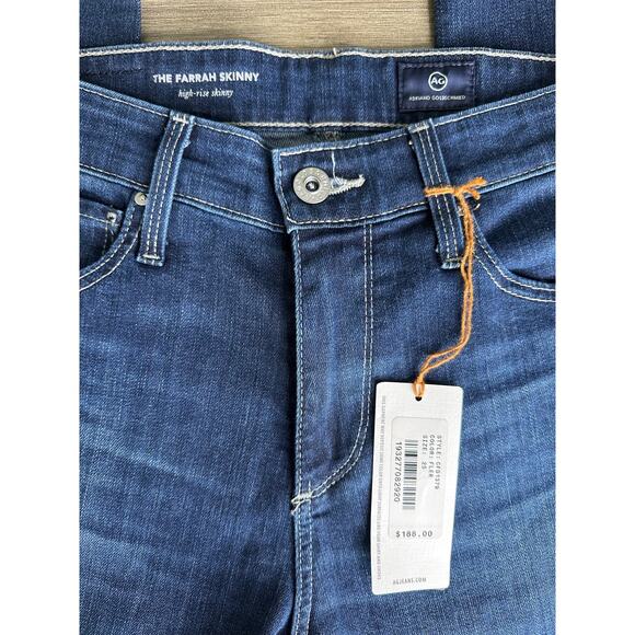 Adriano Goldschmied “The Farrah” skinny Women's High Rise Blue jeans Size 25 - Picture 12 of 16